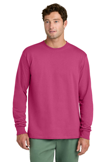 Port & Co Long Sleeve Core Cotton Tee. PC54LS