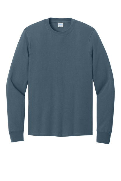 Port & Co Long Sleeve Core Cotton Tee. PC54LS