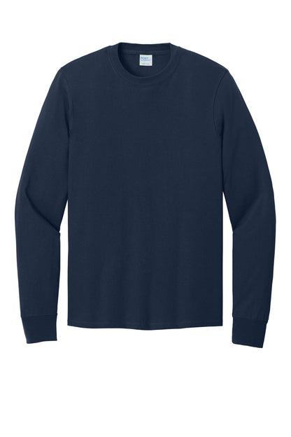 Port & Co Long Sleeve Core Cotton Tee. PC54LS