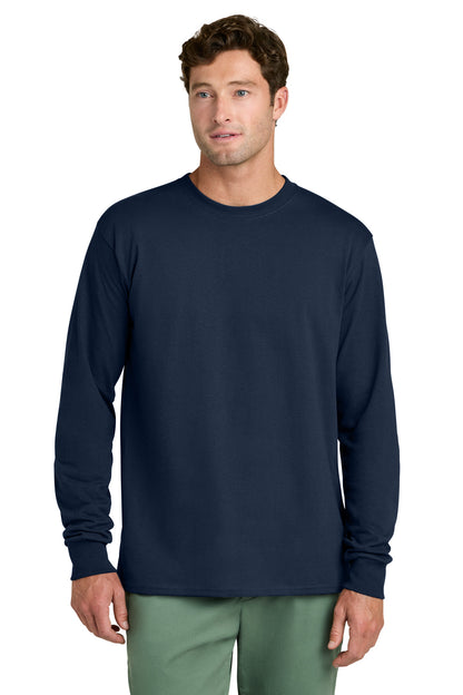 Port & Co Long Sleeve Core Cotton Tee. PC54LS