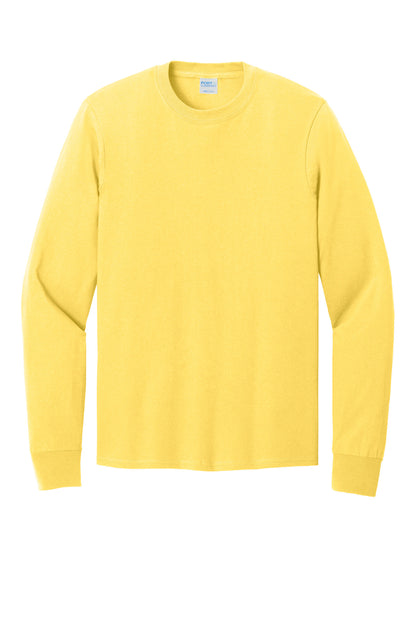Port & Co Long Sleeve Core Cotton Tee. PC54LS
