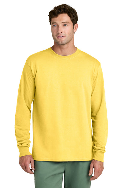 Port & Co Long Sleeve Core Cotton Tee. PC54LS