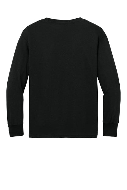 Port & Co Youth Long Sleeve Core Cotton Tee. PC54YLS