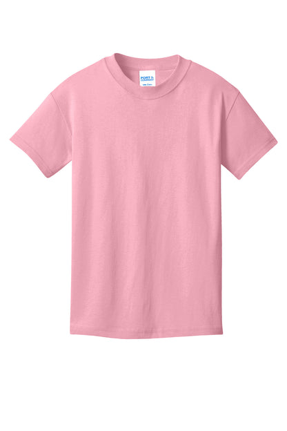 Port & Co Youth Core Cotton Tee. PC54Y