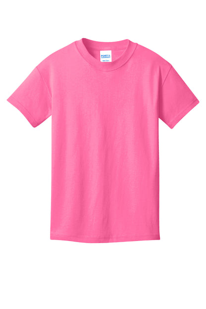 Port & Co Youth Core Cotton Tee. PC54Y
