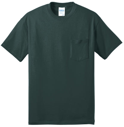Port & Co Tall Core Blend Pocket Tee. PC55PT