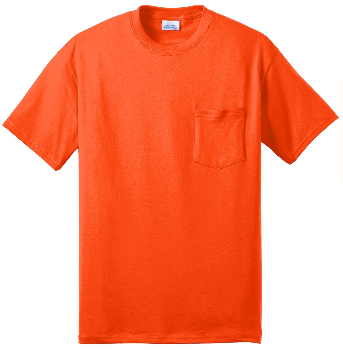 Port & Co Tall Core Blend Pocket Tee. PC55PT