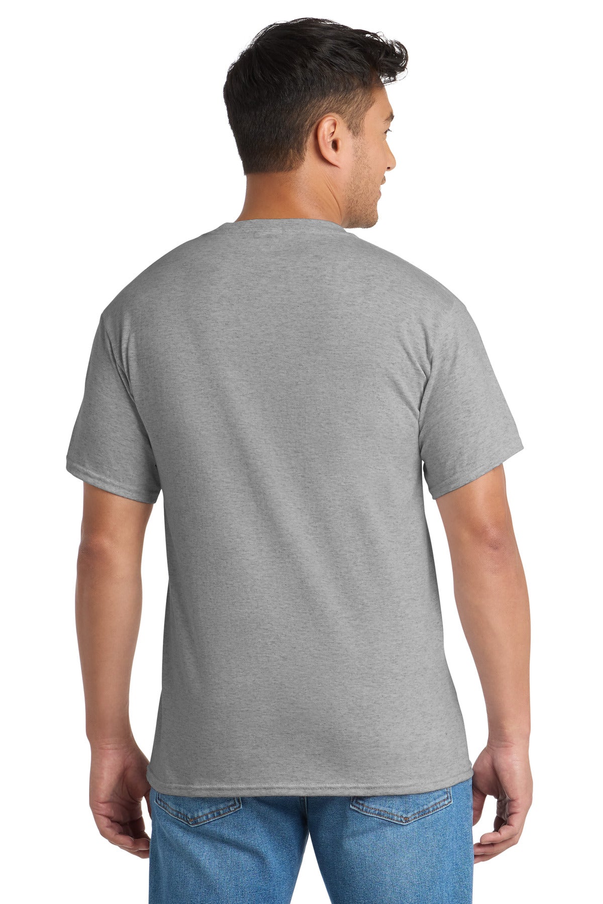 Port & Co Core Blend Pocket Tee. PC55P