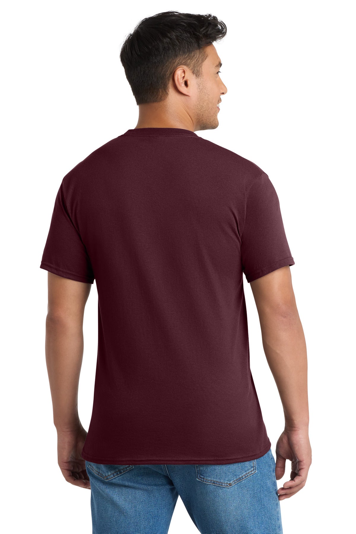 Port & Co Core Blend Pocket Tee. PC55P