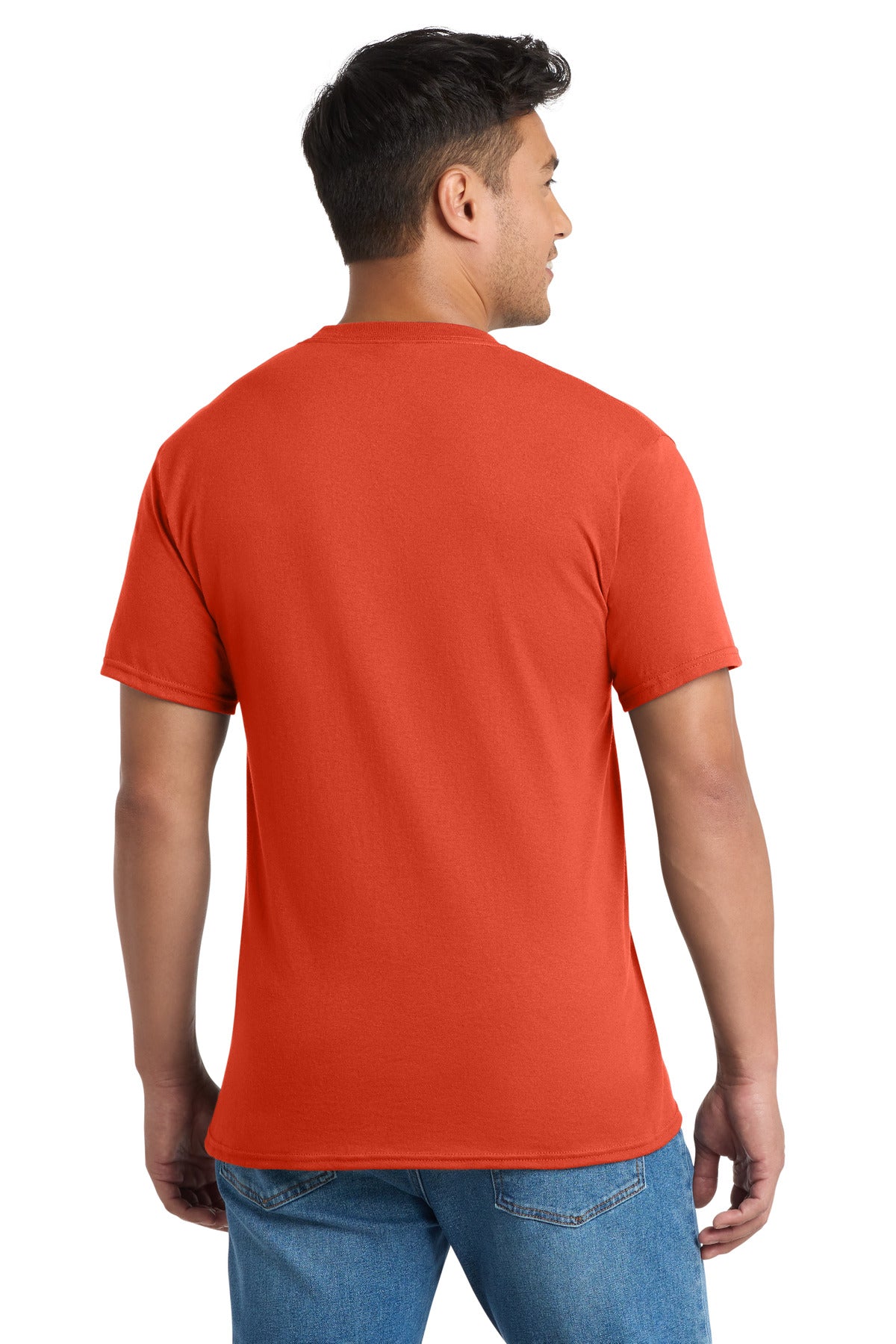 Port & Co Core Blend Pocket Tee. PC55P