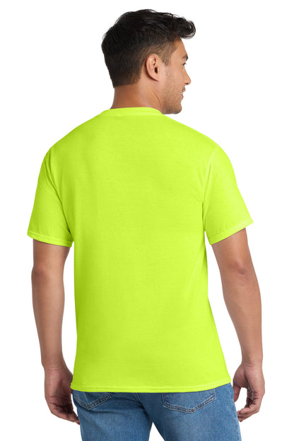 Port & Co Core Blend Pocket Tee. PC55P