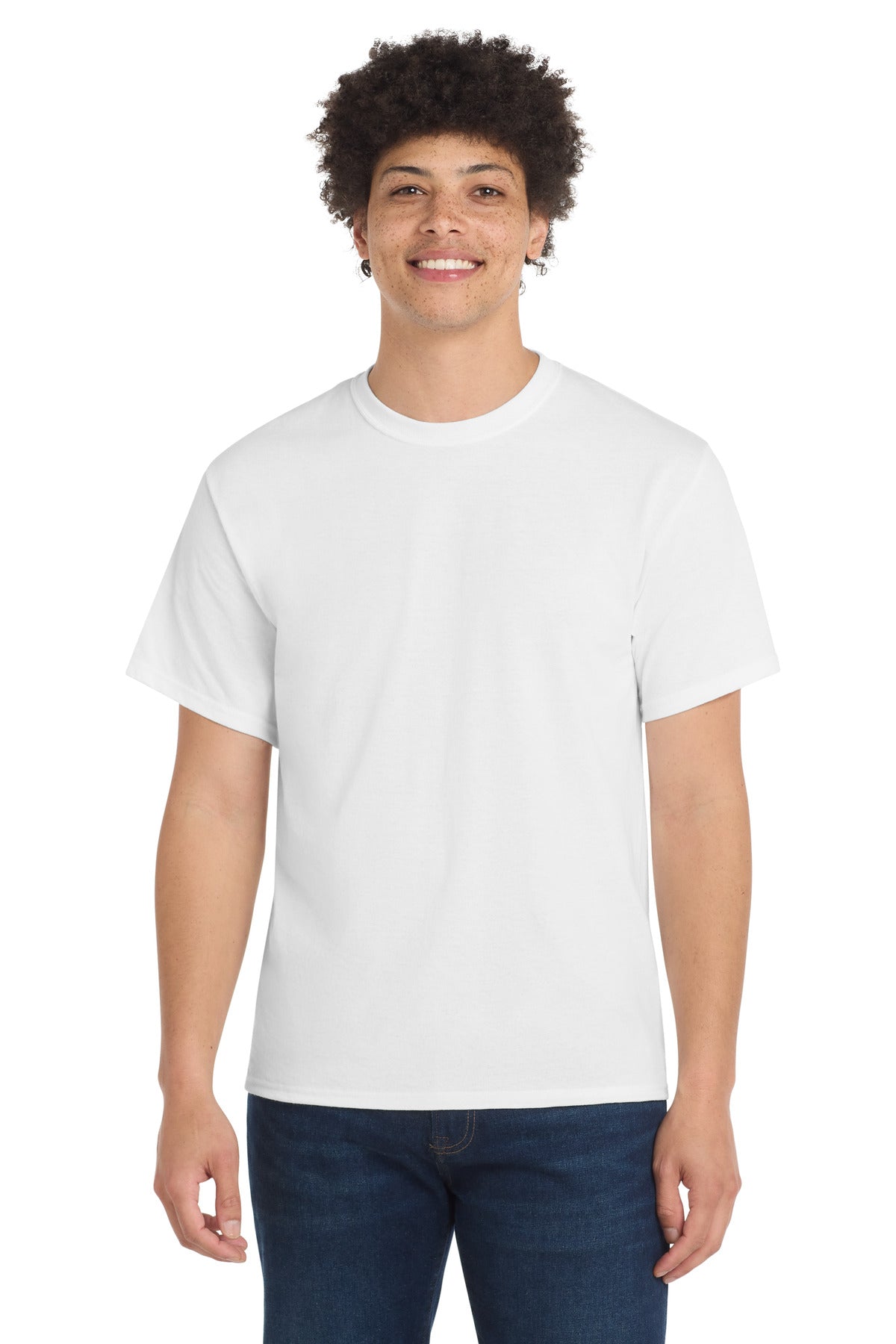 Port & Co Core Blend Tee.  PC55
