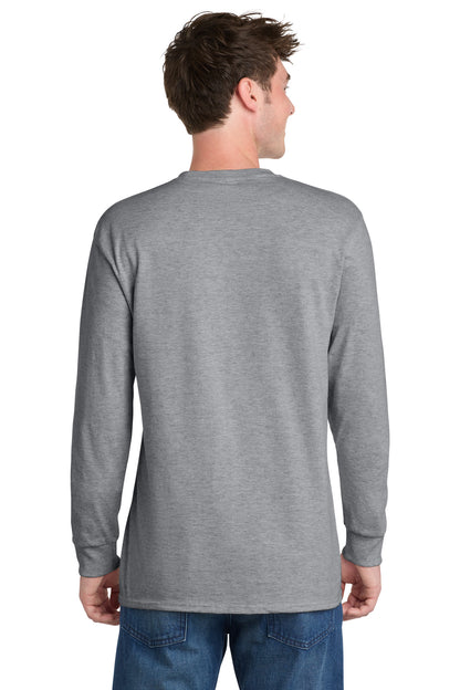 Port & Co Tall Long Sleeve Essential Tee. PC61LST