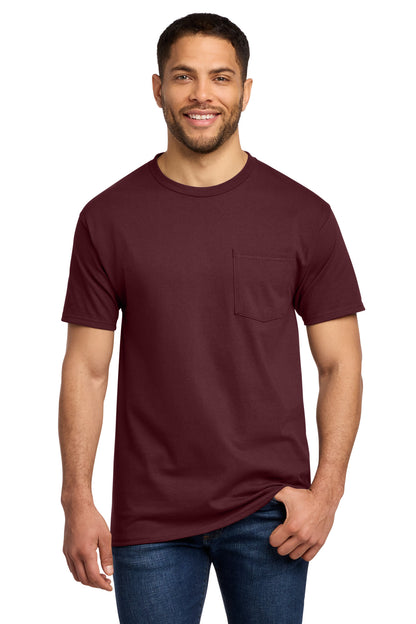 Port & Co Tall Essential Pocket Tee. PC61PT