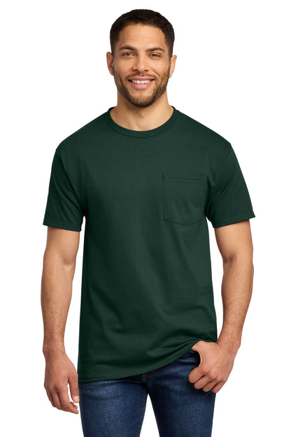 Port & Co Tall Essential Pocket Tee. PC61PT