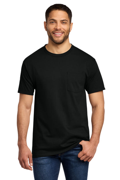 Port & Co Tall Essential Pocket Tee. PC61PT