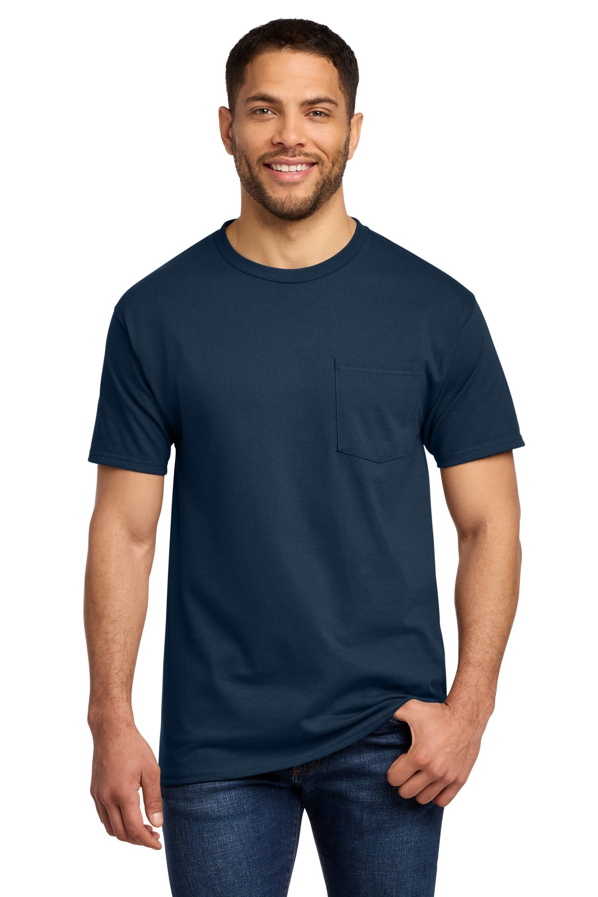 Port & Co Tall Essential Pocket Tee. PC61PT