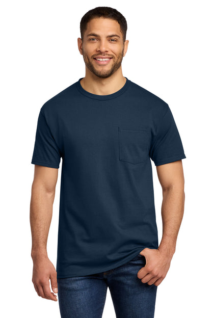 Port & Co Tall Essential Pocket Tee. PC61PT