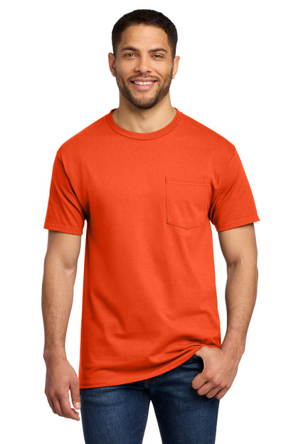 Port & Co Tall Essential Pocket Tee. PC61PT