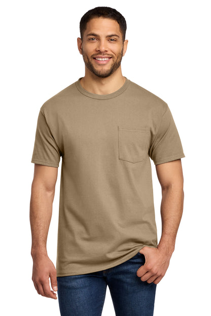 Port & Co Tall Essential Pocket Tee. PC61PT