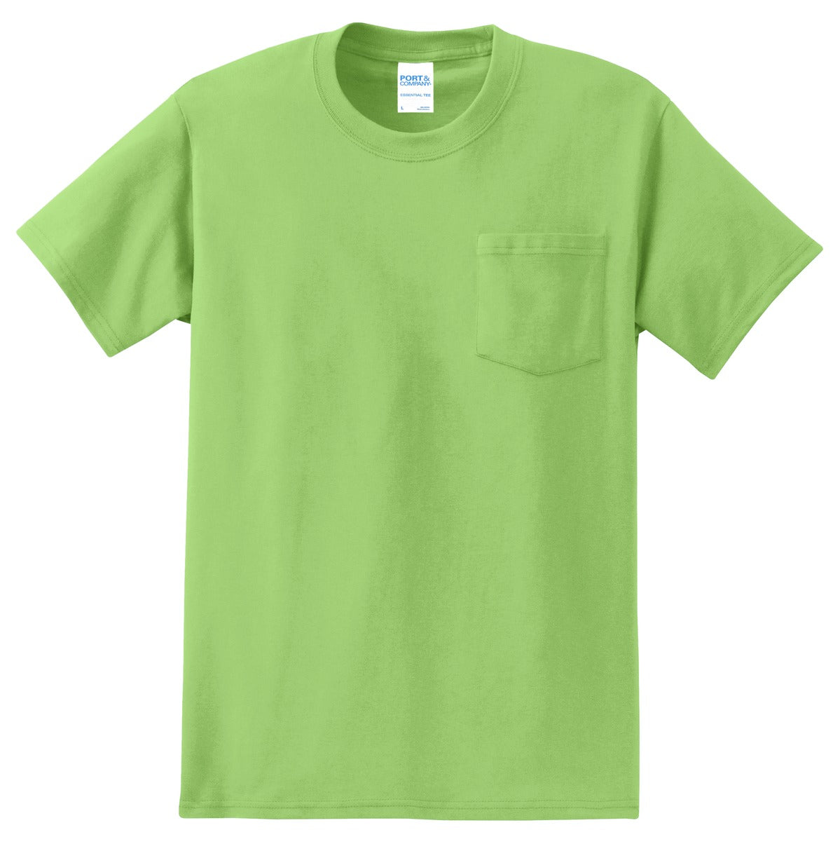 Port & Co Tall Essential Pocket Tee. PC61PT
