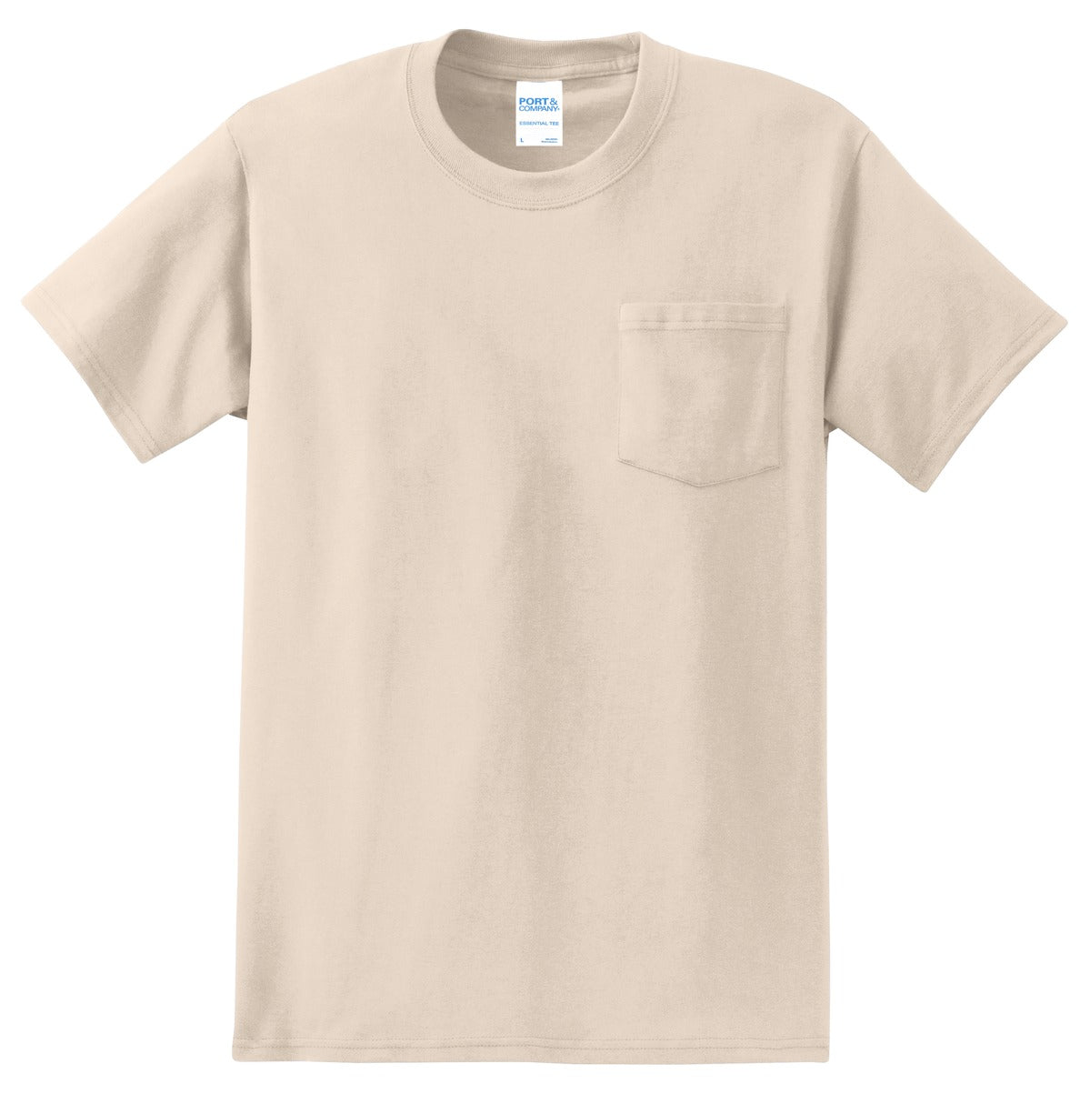 Port & Co Tall Essential Pocket Tee. PC61PT
