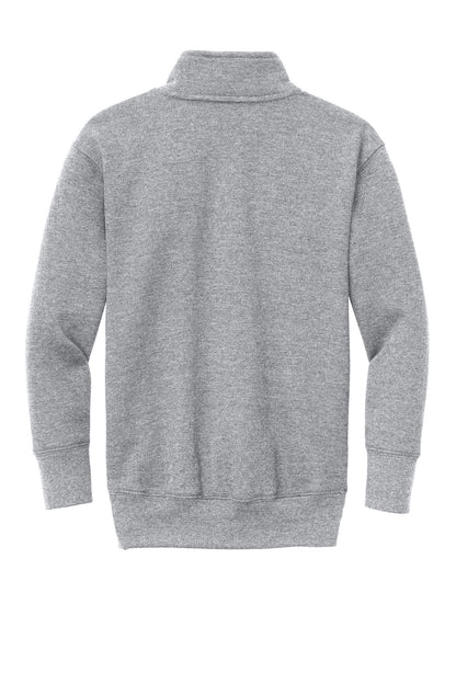 Port & Co Youth Core Fleece 1/4-Zip Pullover Sweatshirt PC78YQ