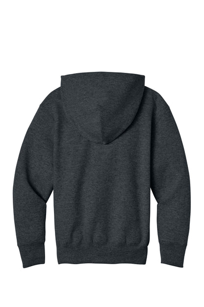 Port & Co Youth Core Fleece Full-Zip Hooded Sweatshirt PC78YZH