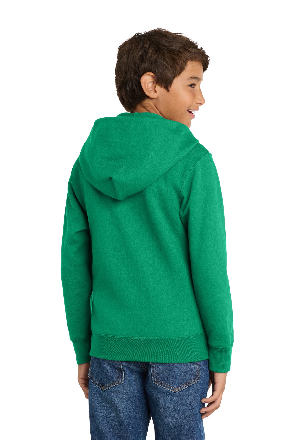Port & Co Youth Core Fleece Full-Zip Hooded Sweatshirt PC78YZH