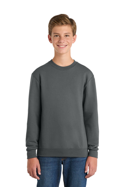 Port & Co Youth Core Fleece Crewneck Sweatshirt PC78Y