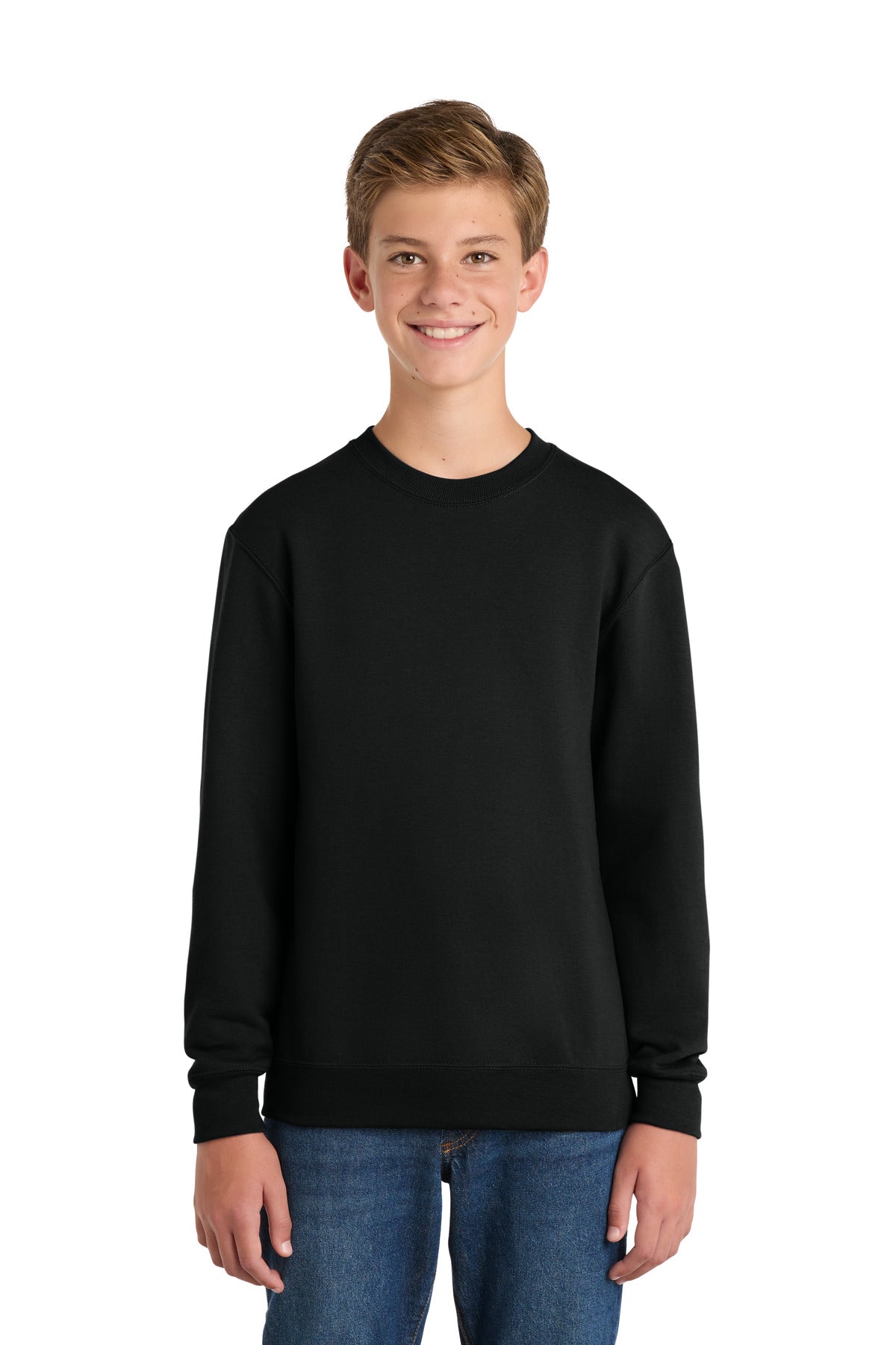 Port & Co Youth Core Fleece Crewneck Sweatshirt PC78Y