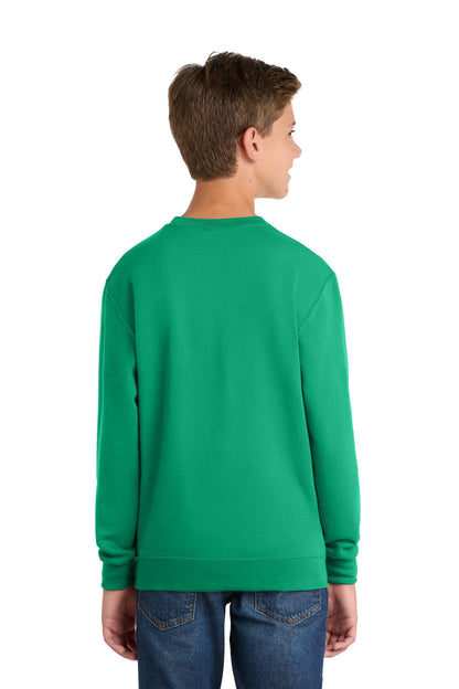 Port & Co Youth Core Fleece Crewneck Sweatshirt PC78Y