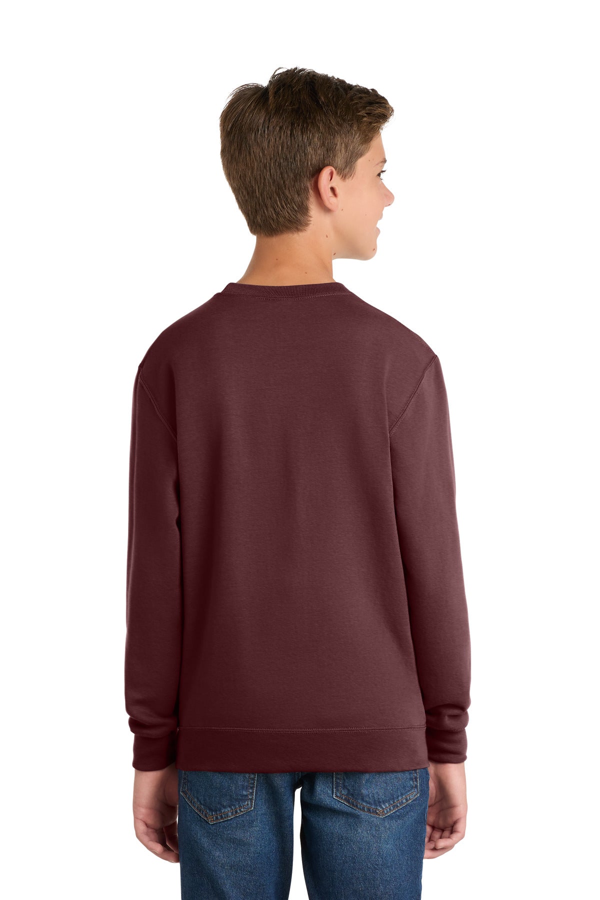Port & Co Youth Core Fleece Crewneck Sweatshirt PC78Y