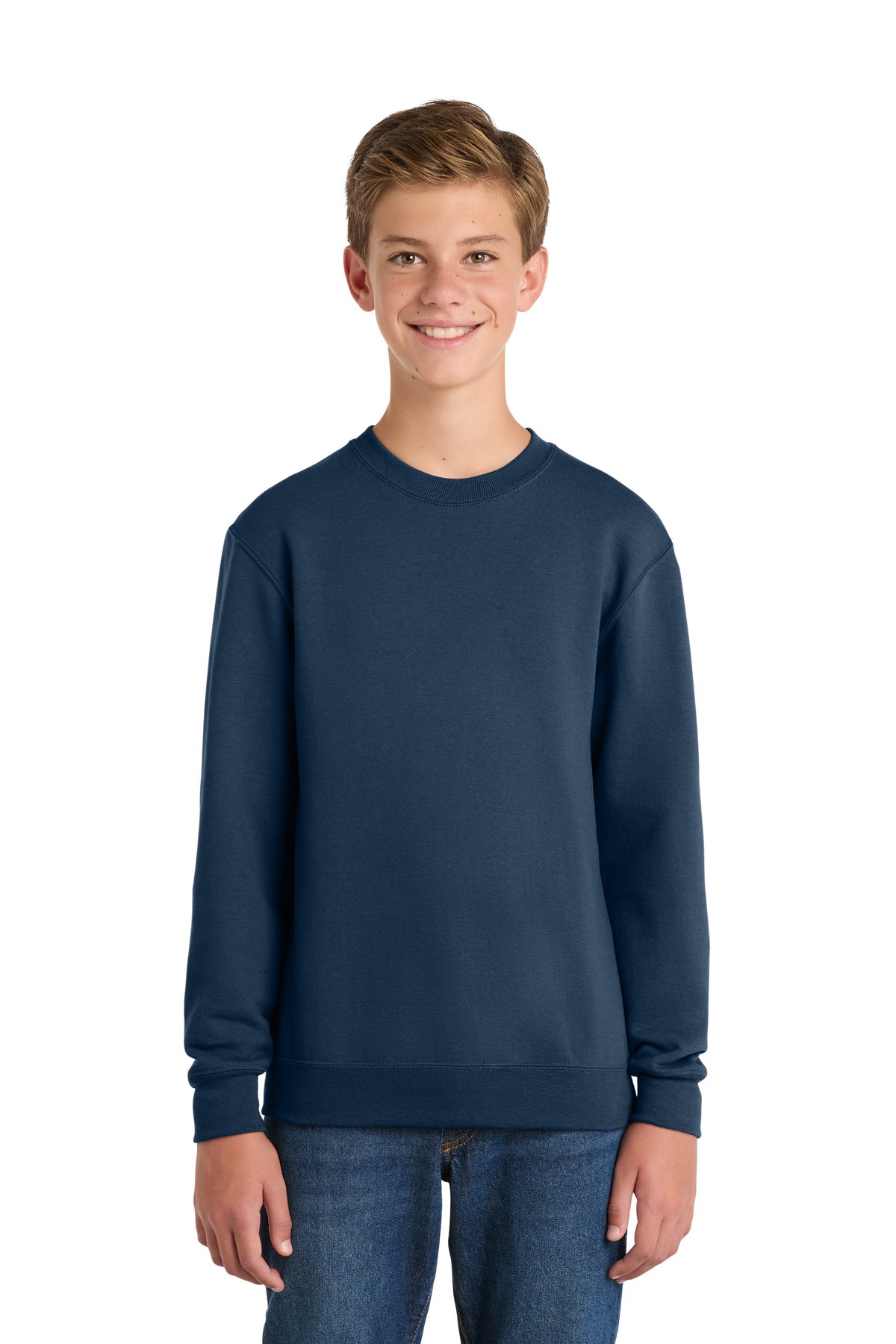 Port & Co Youth Core Fleece Crewneck Sweatshirt PC78Y