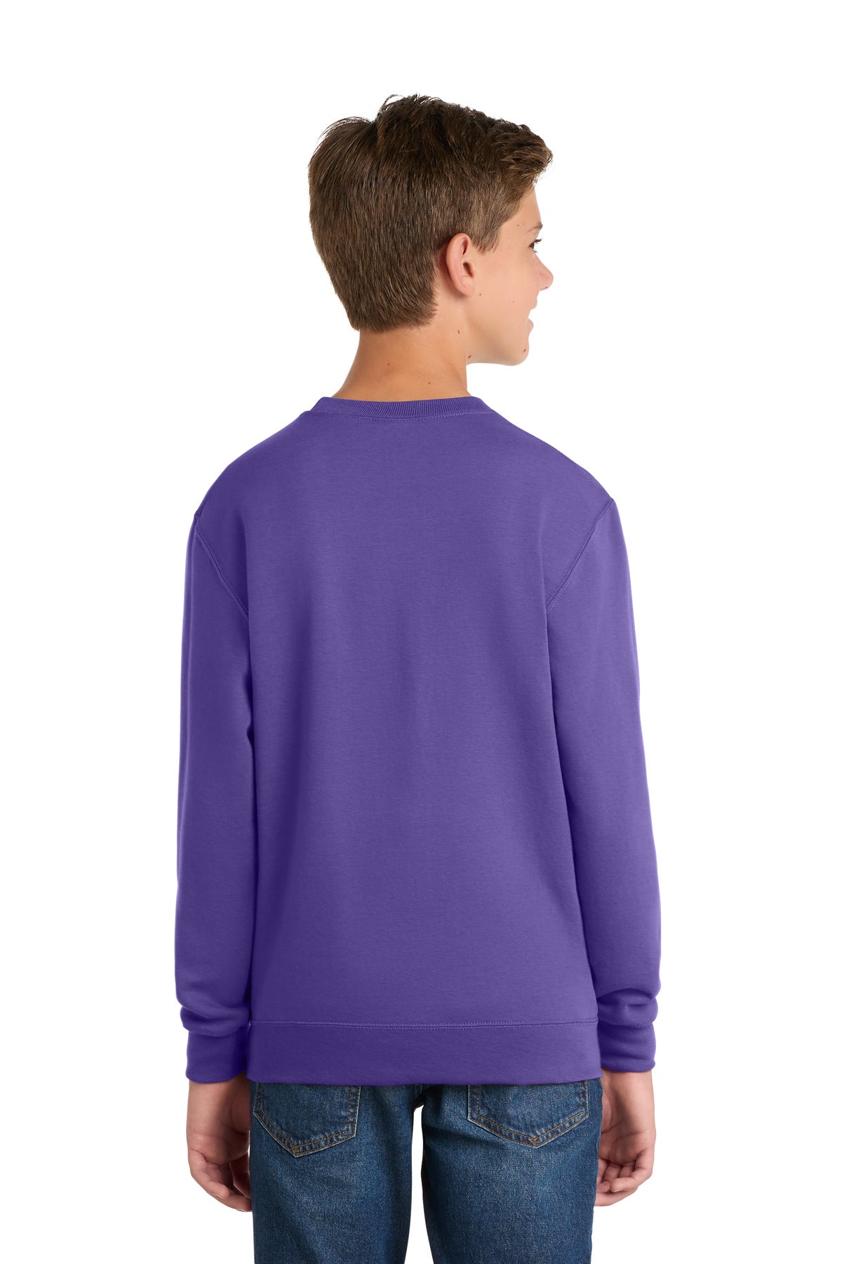 Port & Co Youth Core Fleece Crewneck Sweatshirt PC78Y