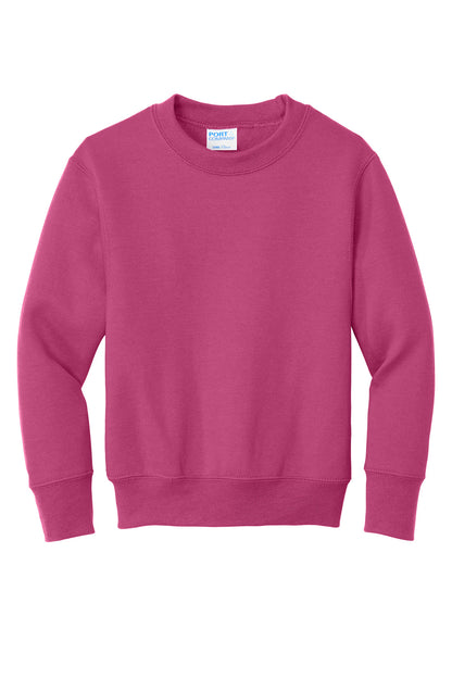 Port & Co Youth Core Fleece Crewneck Sweatshirt PC78Y