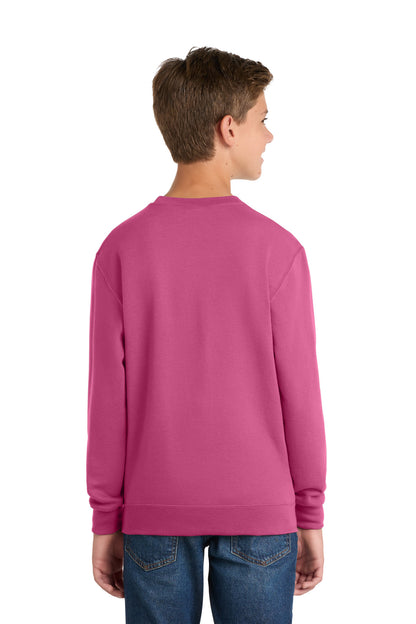 Port & Co Youth Core Fleece Crewneck Sweatshirt PC78Y