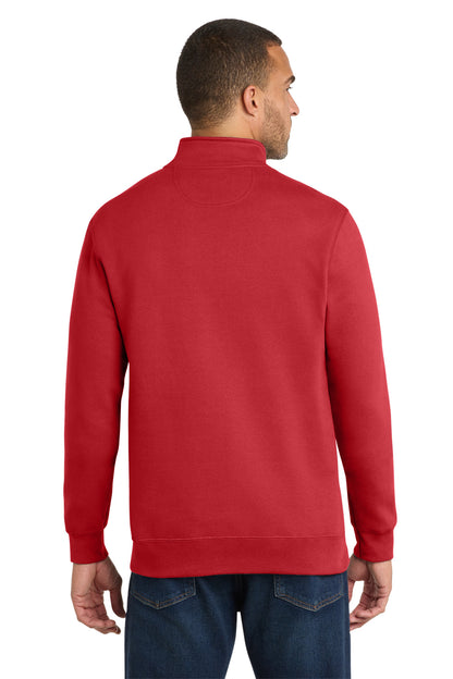 Port & Co Fan Favorite Fleece 1/4-Zip Pullover Sweatshirt. PC850Q