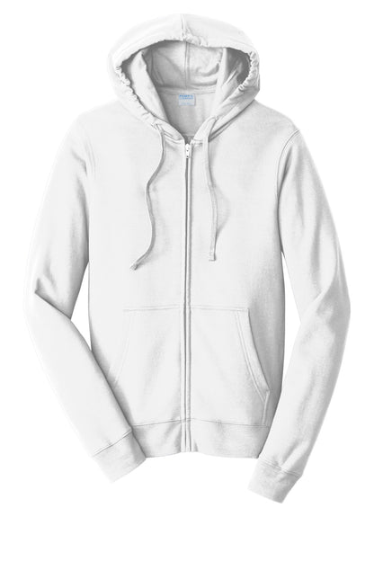Port & Co Fan Favorite Fleece Full-Zip Hooded Sweatshirt. PC850ZH