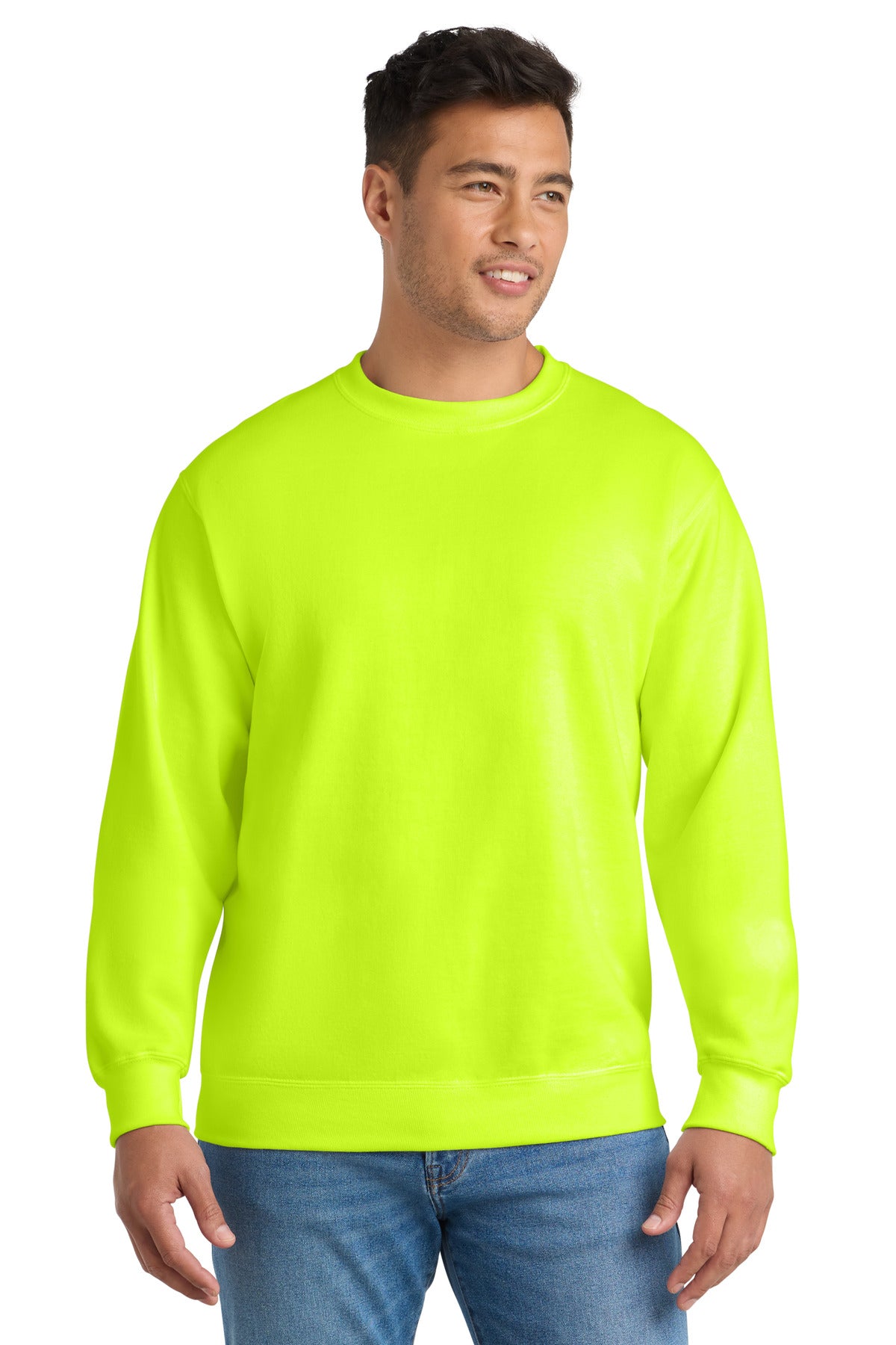 Port & Co Tall Essential Fleece Crewneck Sweatshirt. PC90T