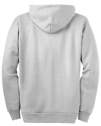 Port & Co Tall Essential Fleece Full-Zip Hooded Sweatshirt. PC90ZHT