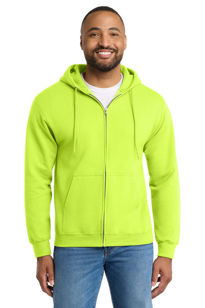 Port & Co Essential Fleece Full-Zip Hooded Sweatshirt.  PC90ZH