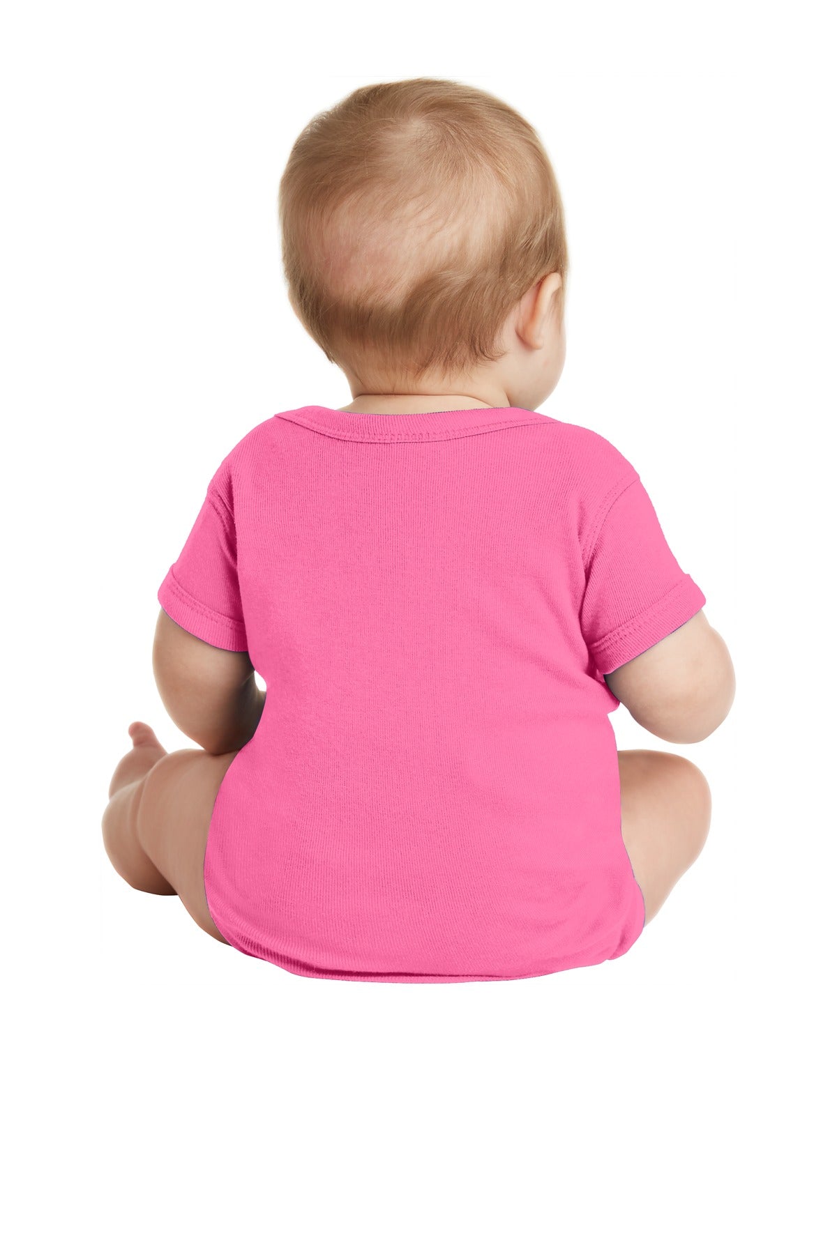 Rabbit Skins Infant Short Sleeve Baby Rib Bodysuit. RS4400