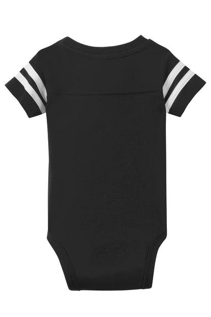 Rabbit Skins Infant Football Fine Jersey Bodysuit. RS4437