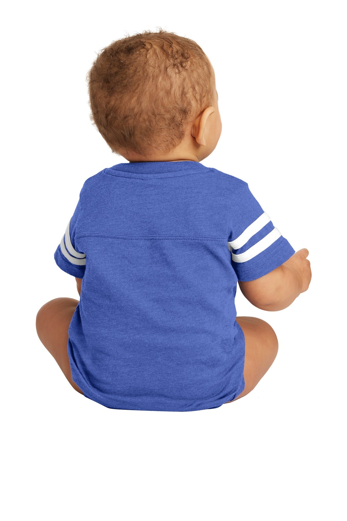 Rabbit Skins Infant Football Fine Jersey Bodysuit. RS4437