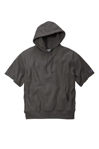 Champion   Reverse Weave   Short Sleeve Hooded Sweatshirt S101SS