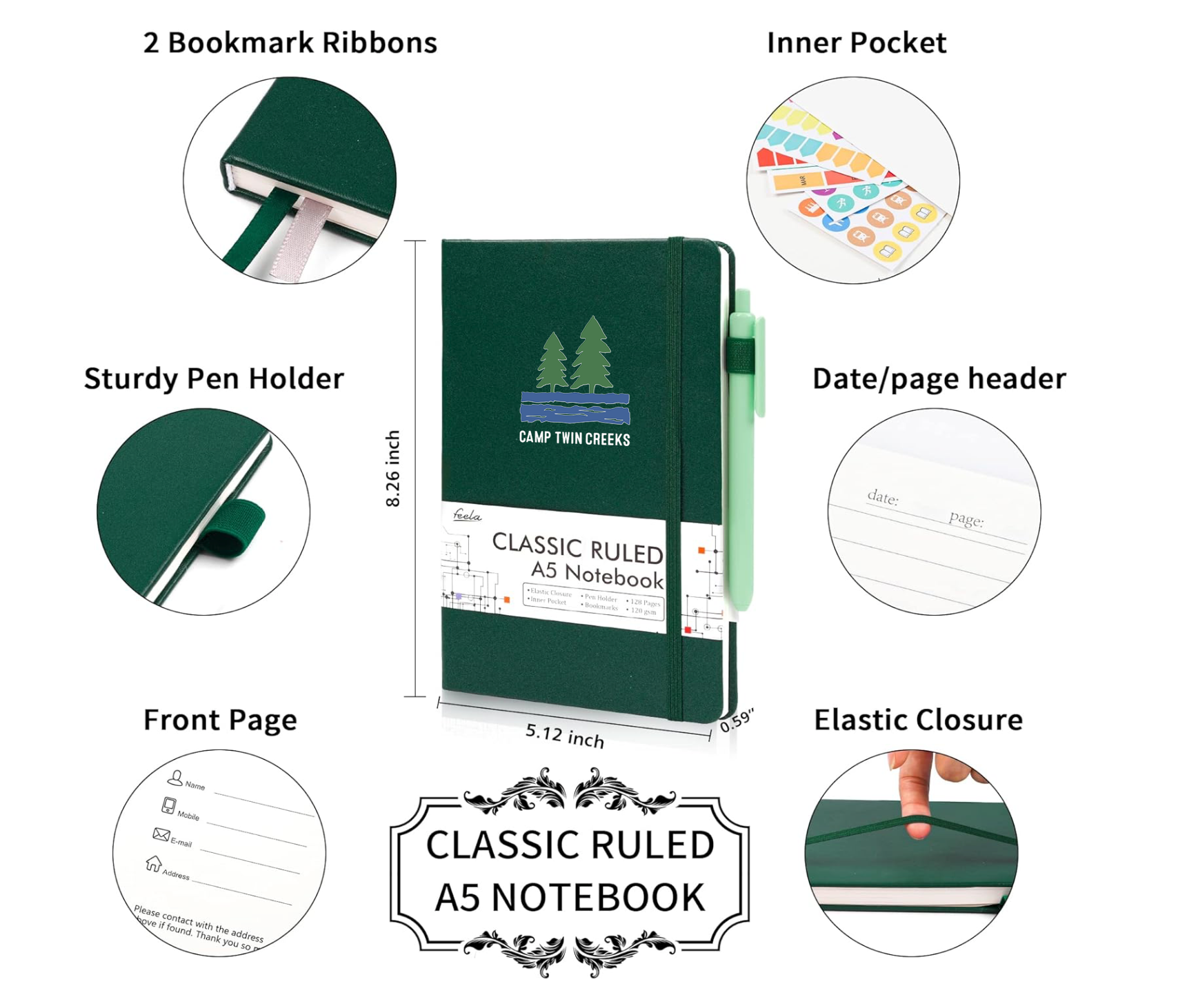 TC Classic 8” x 5” Journal