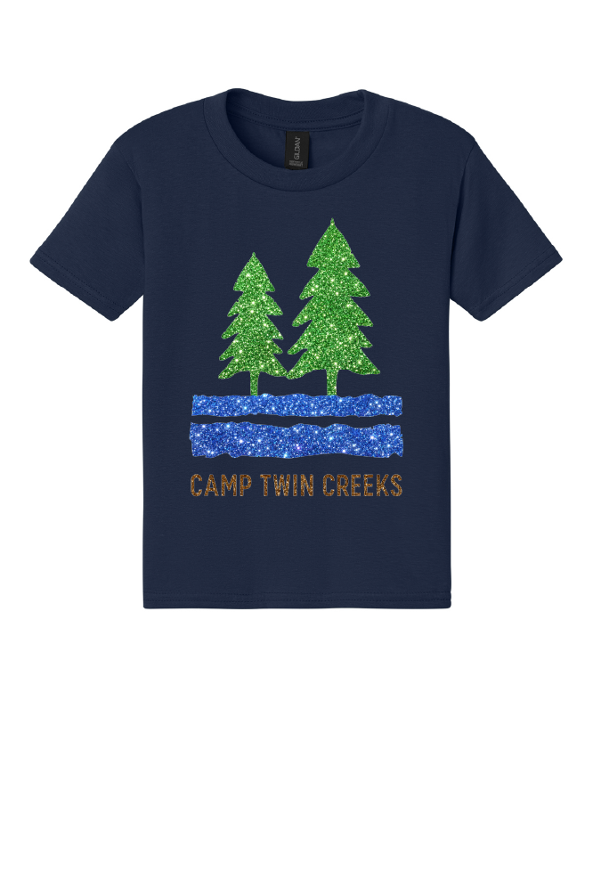 TC LIMITED Glitter Print Soft Style Youth Tee