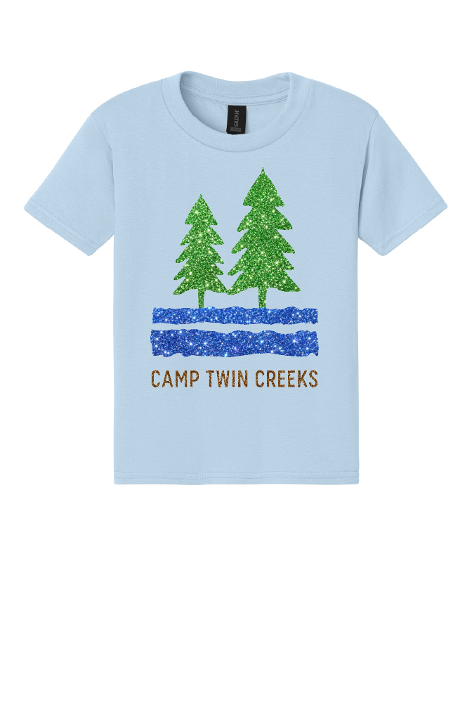 TC LIMITED Glitter Print Soft Style Youth Tee