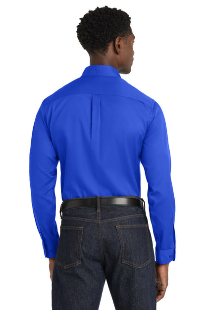 Port Authority Long Sleeve SuperPro React Twill Shirt. W808